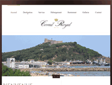 Tablet Screenshot of corail-royal.com